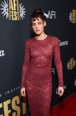 KRISTEN STEWART at The Chronology Of Water Screening at 2025 AFI FEST in Hollywood 10/26/2025