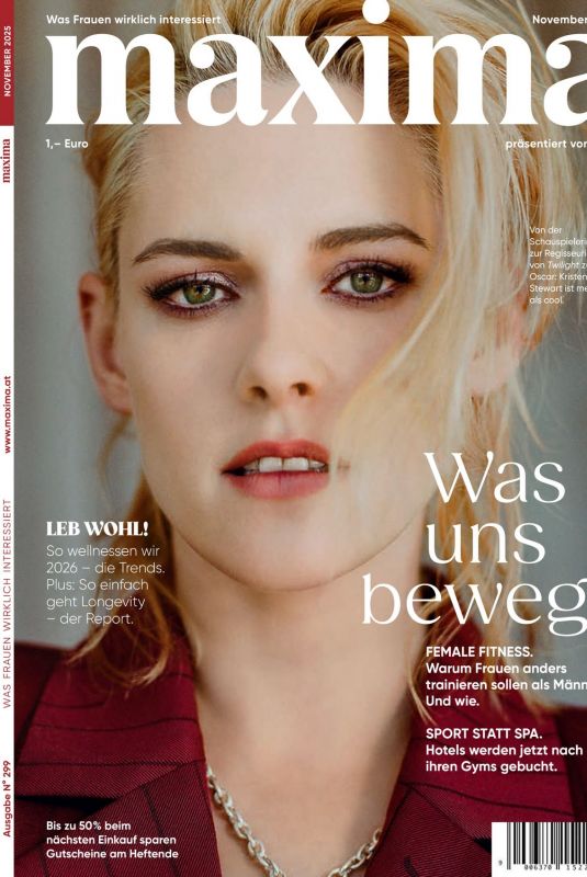 KRISTEN STEWART in Maxima Magazine, November 2025