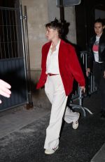 KRISTEN STEWART Out and About in Paris 10/15/2025