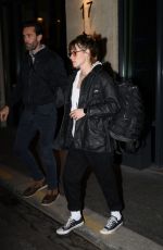 KRISTEN STEWART Out in Paris After Filming Full Phil with Woody Harrelson 10/15/2025