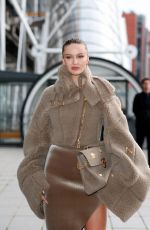 KRISTINA ROMANOVA at Schiaparelli Fashion Show at Paris Fashion Week 10/02/2025