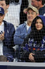 KYLIE JENNER and Timothee Chalamet at ALDS Game 4 Between New York Yankees and Toronto Blue Jays in New York City 10/08/2025
