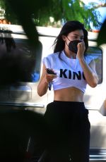 KYLIE JENNER Leaves Her New Kylie Cosmetics Pop-up Store in Los Angeles 10/18/2025