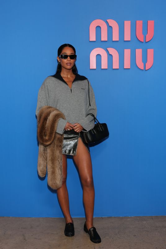 LAURA HARRIER at Miu Miu Womenswear S/S 2026 Show at Paris Fashion Week 10/06/2025