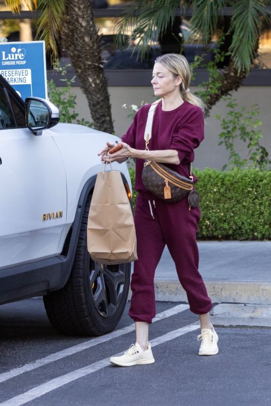 LEANN RIMES Out and About in Los Angeles 10/20/2025