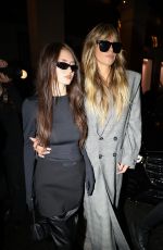 LENI and HEIDI KLUM Arrives at a Paris Fashion Week Afterparty at Hotel Costes in Paris 10/03/2025