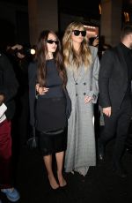 LENI and HEIDI KLUM Arrives at a Paris Fashion Week Afterparty at Hotel Costes in Paris 10/03/2025