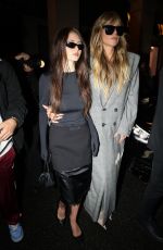 LENI and HEIDI KLUM Arrives at a Paris Fashion Week Afterparty at Hotel Costes in Paris 10/03/2025
