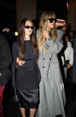 LENI and HEIDI KLUM Arrives at a Paris Fashion Week Afterparty at Hotel Costes in Paris 10/03/2025
