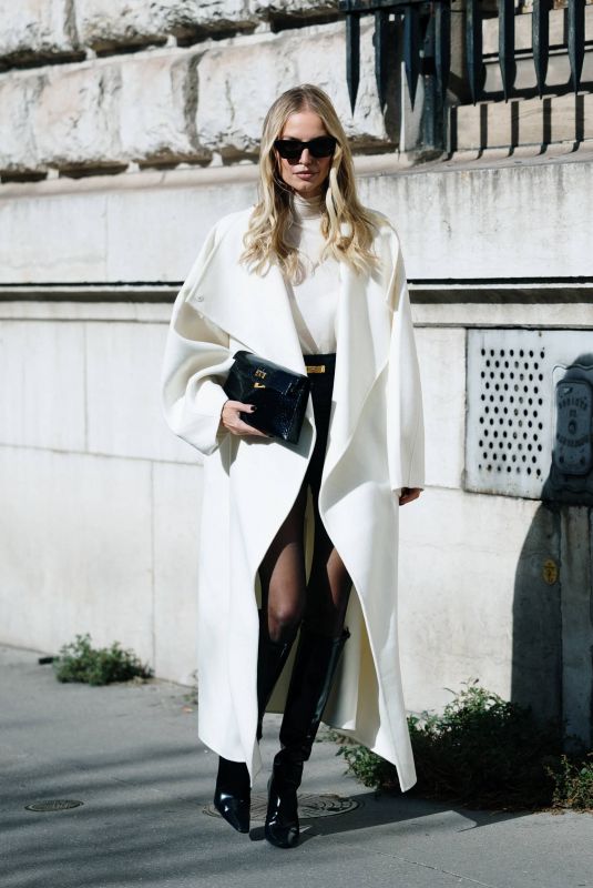 LEONIE HANNE Arrives at Hermes Womenswear Fashion Show at Paris Fashion Week 10/04/2025