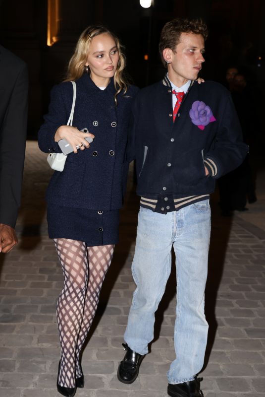 LILY-ROSE DEPP Arrives at Chanel Show Afterparty at Paris Fashion Week 10/06/2025