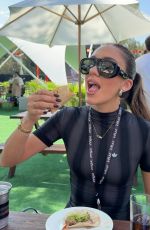 LUANA BARRON at F1 Race in Mexico City 10/26/2025
