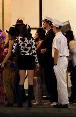 MADISON BEER and Justin Herbert Leaves a Halloween Party in West Hollywood 10/25/2025