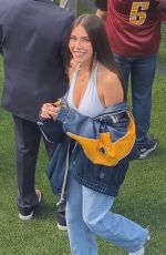 MADISON BEER at Washington Commanders vs Los Angeles Chargers Game at SoFi Stadium in Inglewood 10/05/2025