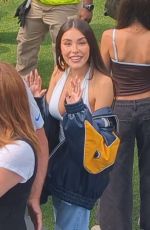 MADISON BEER at Washington Commanders vs Los Angeles Chargers Game at SoFi Stadium in Inglewood 10/05/2025