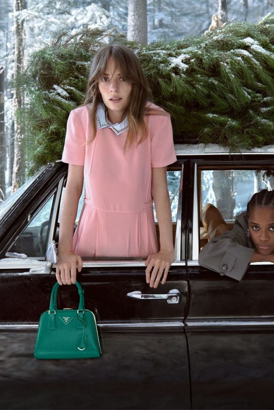 MAYA HAWKE for Prada Holiday Campaign 2025