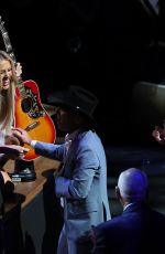 MEGAN MORONEY Performs at Medallion Ceremony for Class of 2025 at Country Music Hall of Fame and Museum in Nashville 10/19/2025