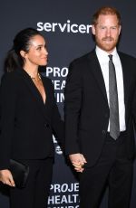 MEGHAN MARKLE and Prince Harry at Project Healthy Minds 3rd Annual Gala at Spring Studios in New York City 10/09/2025