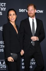 MEGHAN MARKLE and Prince Harry at Project Healthy Minds 3rd Annual Gala at Spring Studios in New York City 10/09/2025