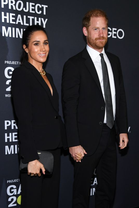 MEGHAN MARKLE and Prince Harry at Project Healthy Minds 3rd Annual Gala at Spring Studios in New York City 10/09/2025
