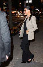 MEGHAN MARKLE Leaves Kappo Masa After Dinner with a Friend on Madison Avenue in New York 10/11/2025