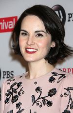 MICHELLE DOCKERY at Downton Abbey Premiere in New York City 12/10/2013