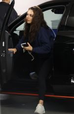 MILA KUNIS Arrives at a Spa in Los Angeles 10/22/2025