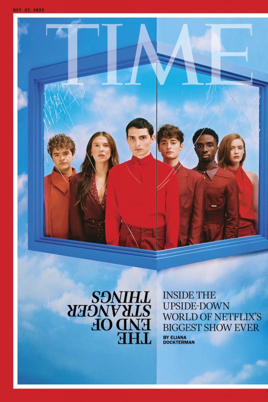 MILLIE BOBBY BROWN and SADIE SINK for Time Magazine, October 2025