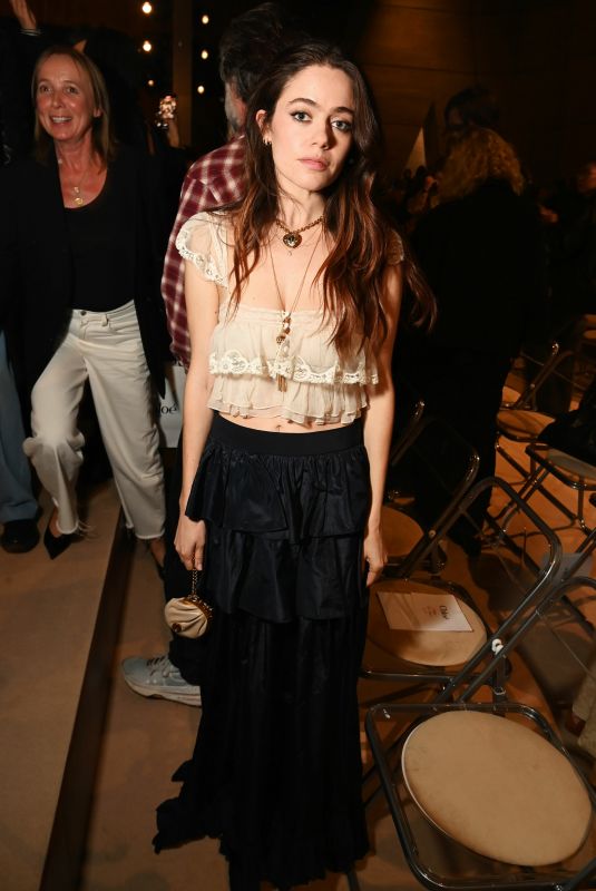 MOLLY GORDON at Chloe Show at Paris Fashion Week 10/05/2025