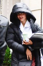MONICA BARBARO Arrives at Movie Set of One Night Only in New York 10/14/2025