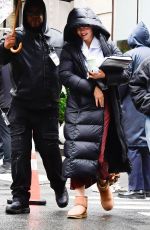 MONICA BARBARO Arrives at Movie Set of One Night Only in New York 10/14/2025