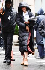 MONICA BARBARO Arrives at Movie Set of One Night Only in New York 10/14/2025