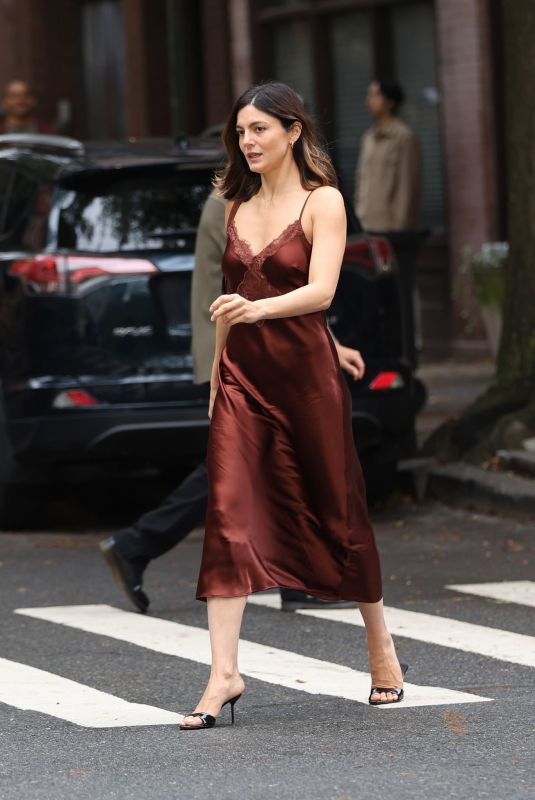 MONICA BARBARO on the Set of One Night Only in New York 10/13/2025