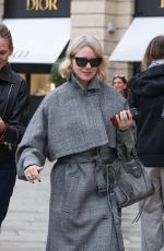 NAOMI WATTS Out and About in Paris 10/20/2025