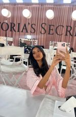 NEELAM GILL in the Backstage at Victoria’s Secret Fashion Show 2025 in New York City 10/15/2025