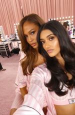 NEELAM GILL in the Backstage at Victoria’s Secret Fashion Show 2025 in New York City 10/15/2025