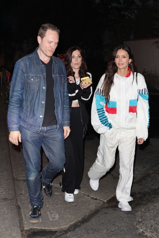 NINA DOBREV Arrives at Vas J. Morgan