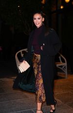 NINA DOBREV Arrives at Vogue-hosted Celebration for Victoria Beckham Docuseries at Crosby Street Hotel in New York City 10/15/2025