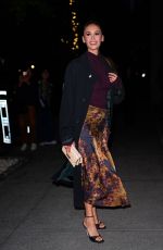 NINA DOBREV Arrives at Vogue-hosted Celebration for Victoria Beckham Docuseries at Crosby Street Hotel in New York City 10/15/2025