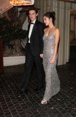 OLIVIA RODRIGO and Louis Partridge Leaves Armani After-party at Chateau Marmont in Los Angeles 10/18/2025