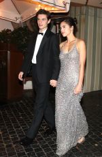 OLIVIA RODRIGO and Louis Partridge Leaves Armani After-party at Chateau Marmont in Los Angeles 10/18/2025