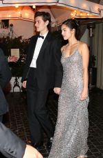 OLIVIA RODRIGO and Louis Partridge Leaves Armani After-party at Chateau Marmont in Los Angeles 10/18/2025