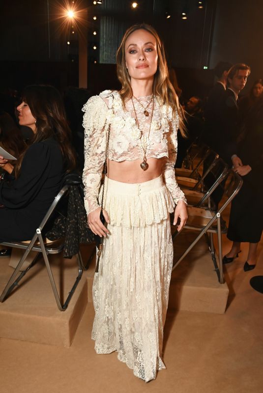 OLIVIA WILDE at Chloe Show at Paris Fashion Week 10/05/2025