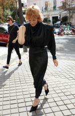 PAMELA ANDERSON at Mugler Womenswear Spring/Summer 2026 Show at Paris Fashion Week 10/02/2025
