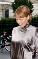 PAMELA ANDERSON Out and About in Paris, October 2025