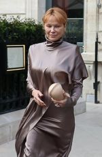 PAMELA ANDERSON Out and About in Paris, October 2025