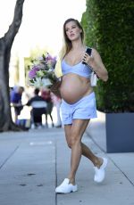 Pregnant JOY CORRIGAN Out at Farmers Market in Los Angeles 10/19/2025