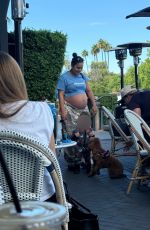 Pregnant VANESSA HUDGENS Out for a Family Brunch in Phoenix 10/10/2025
