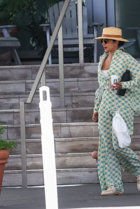 PRIYANKA CHOPRA Out and About in Miami 10/24/2025
