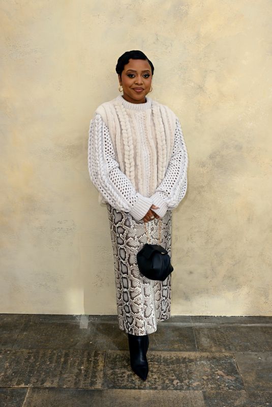 QUINTA BRUNSON at Gabriela Hearst Fashion Show at Paris Fashion Week 10/01/2025